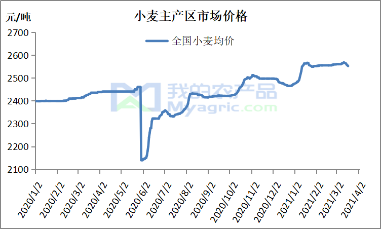 小麦收购价格最新行情分析